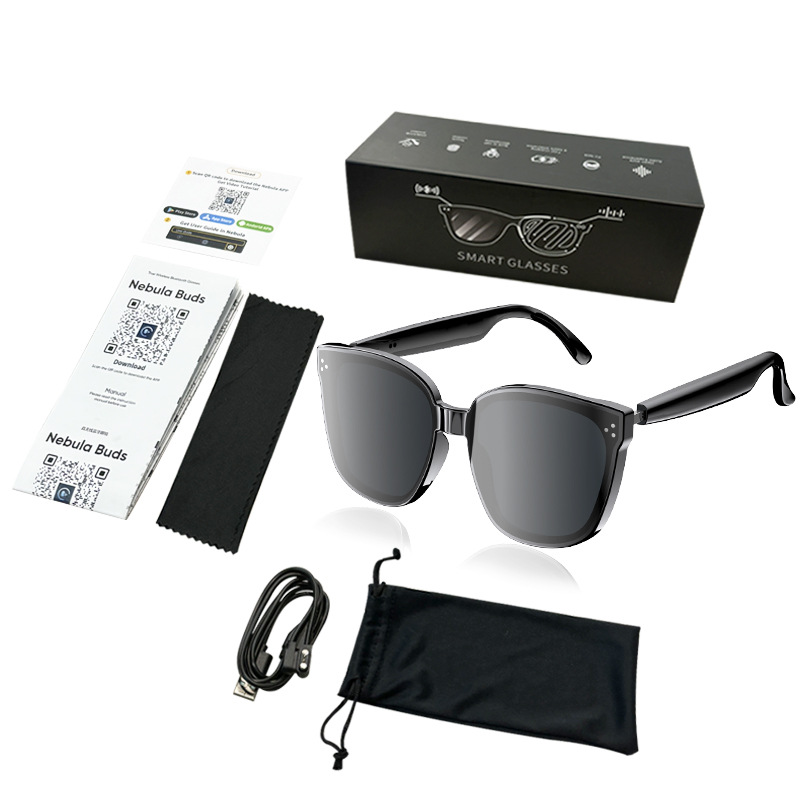 Audio Music Bluetooth - Lunettes de traduction IA intelligentes à
