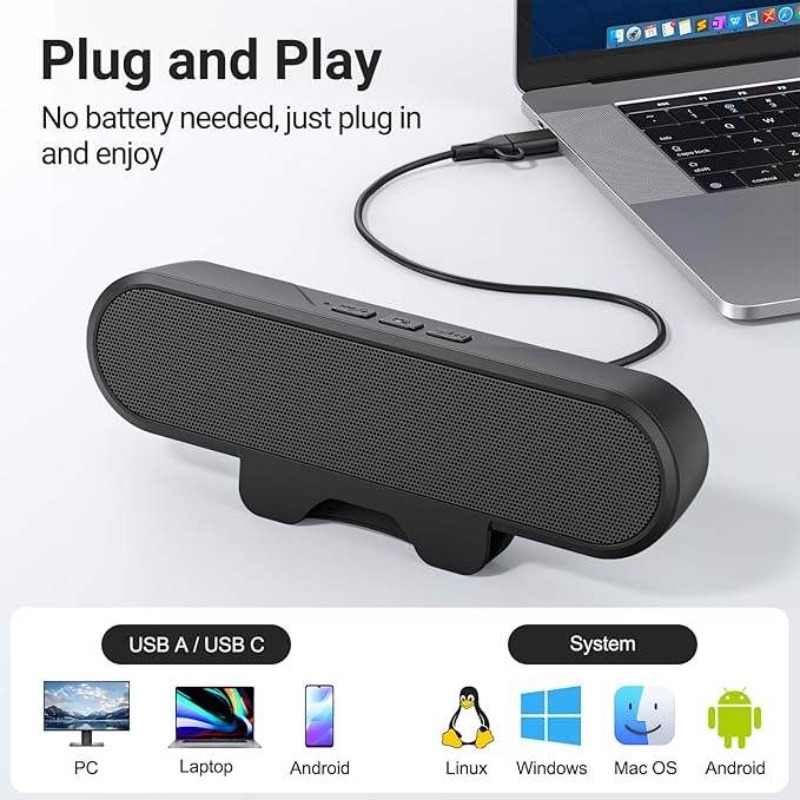 Audio Music Online Free - Barre de son USB Portable à