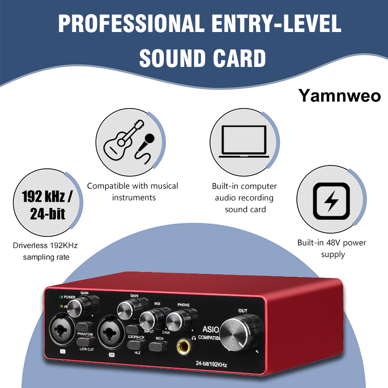 Audio Music Cut - Interface audio USB portable YAMNWEO MD22