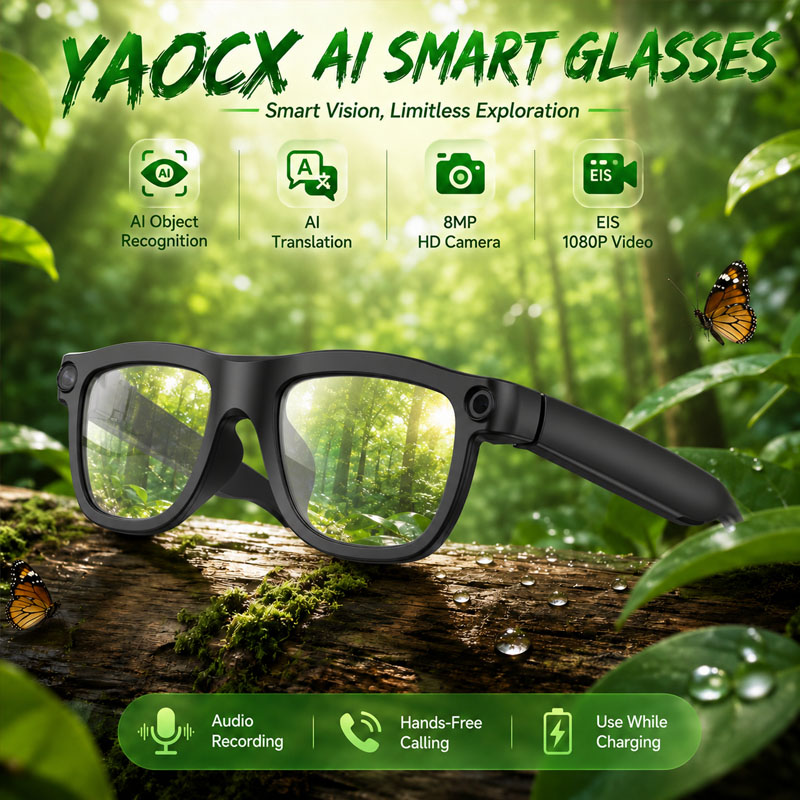 Audio Music For Video - Lunettes intelligentes IA, traduction IA, appels