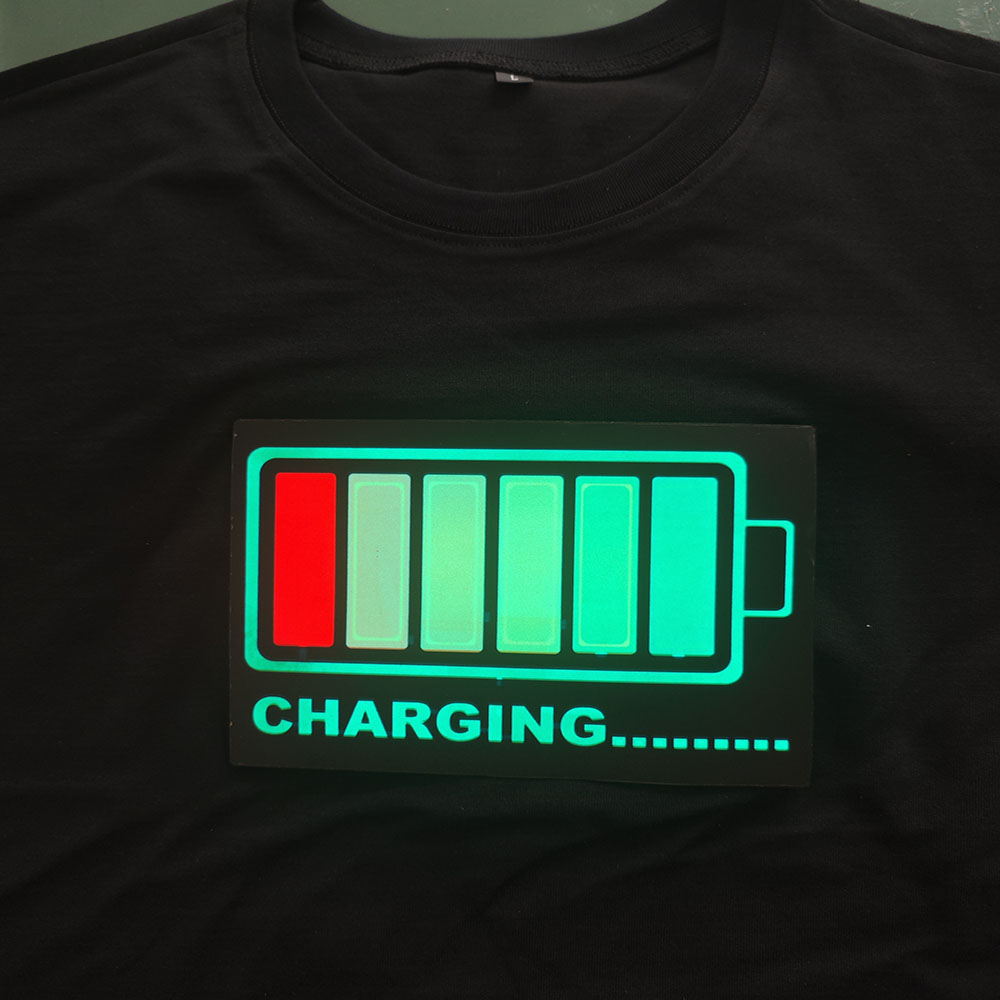 Audio Music Equalizer - T-shirt LED lumineux égaliseur sonore actif