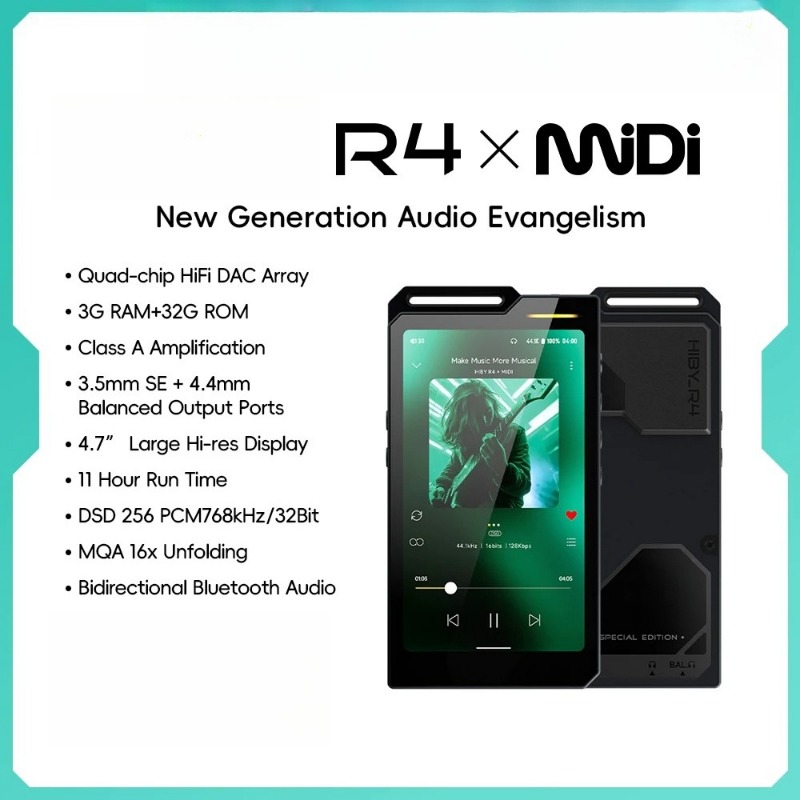 Audio Music Free Mp3 - R4 MiDi Version ES9018Q2M * 4