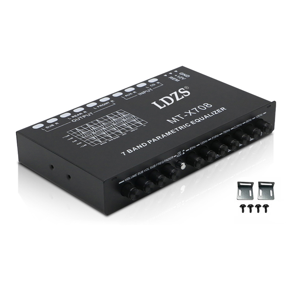 Audio Music Equalizer - Égaliseur de voiture professionnel à 7