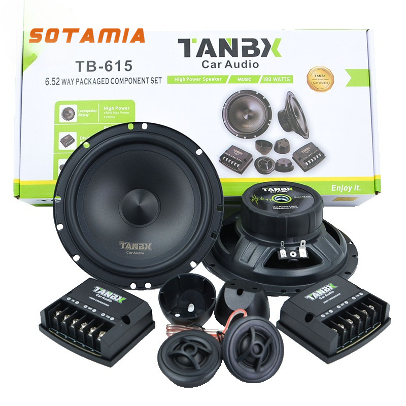 Audio Music Online Free - SOTAMIA 60W 6,5 pouces Haut-parleur coaxial