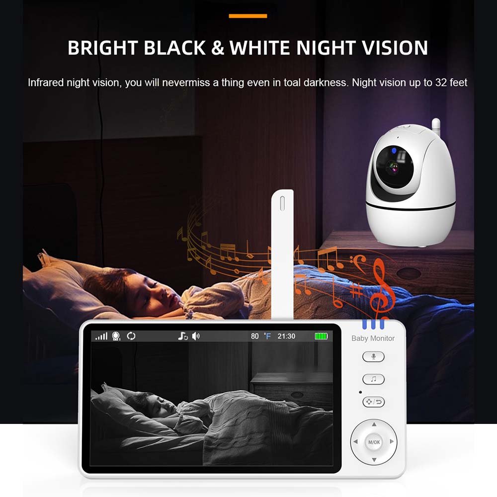 Moniteur vidéo pour bébé de 5  - Audio Music Kids avis et prix