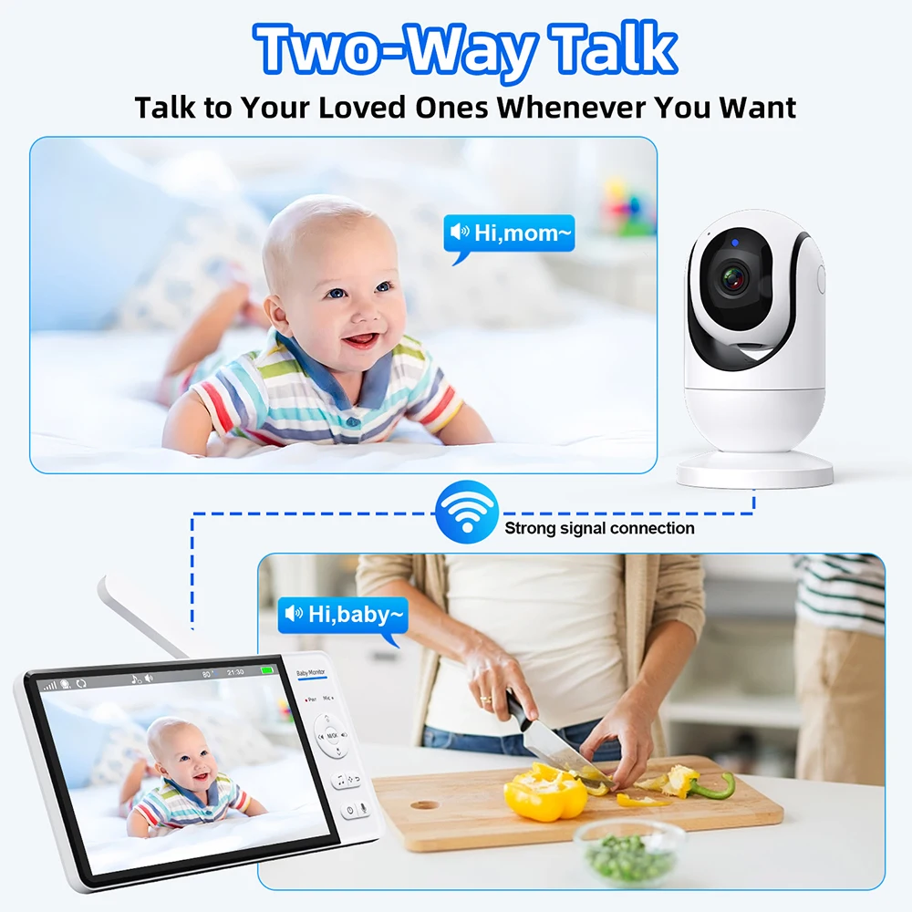 Moniteur vidéo pour bébé, 7.0  - Audio Music For Video avis et prix
