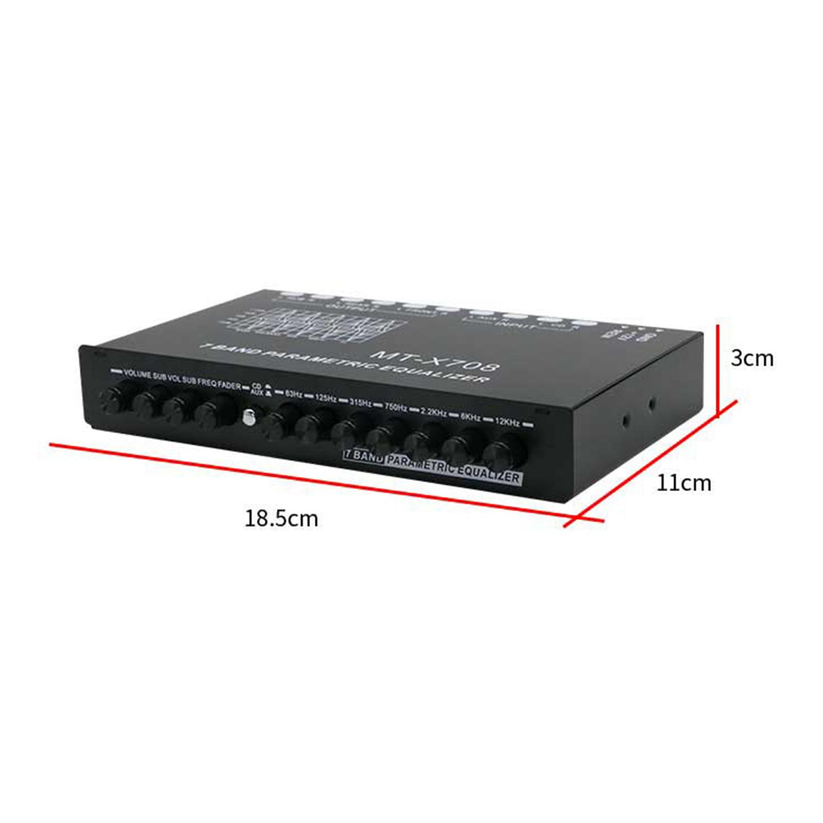 Égaliseur 7 bandes EQ, sortie  - Audio Music Equalizer avis et prix
