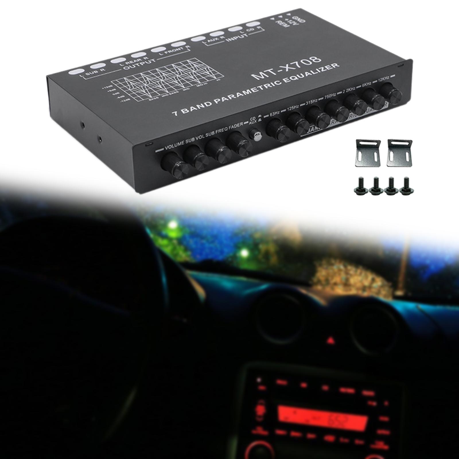 Égaliseur 7 bandes EQ, sortie  - Audio Music Equalizer avis et prix