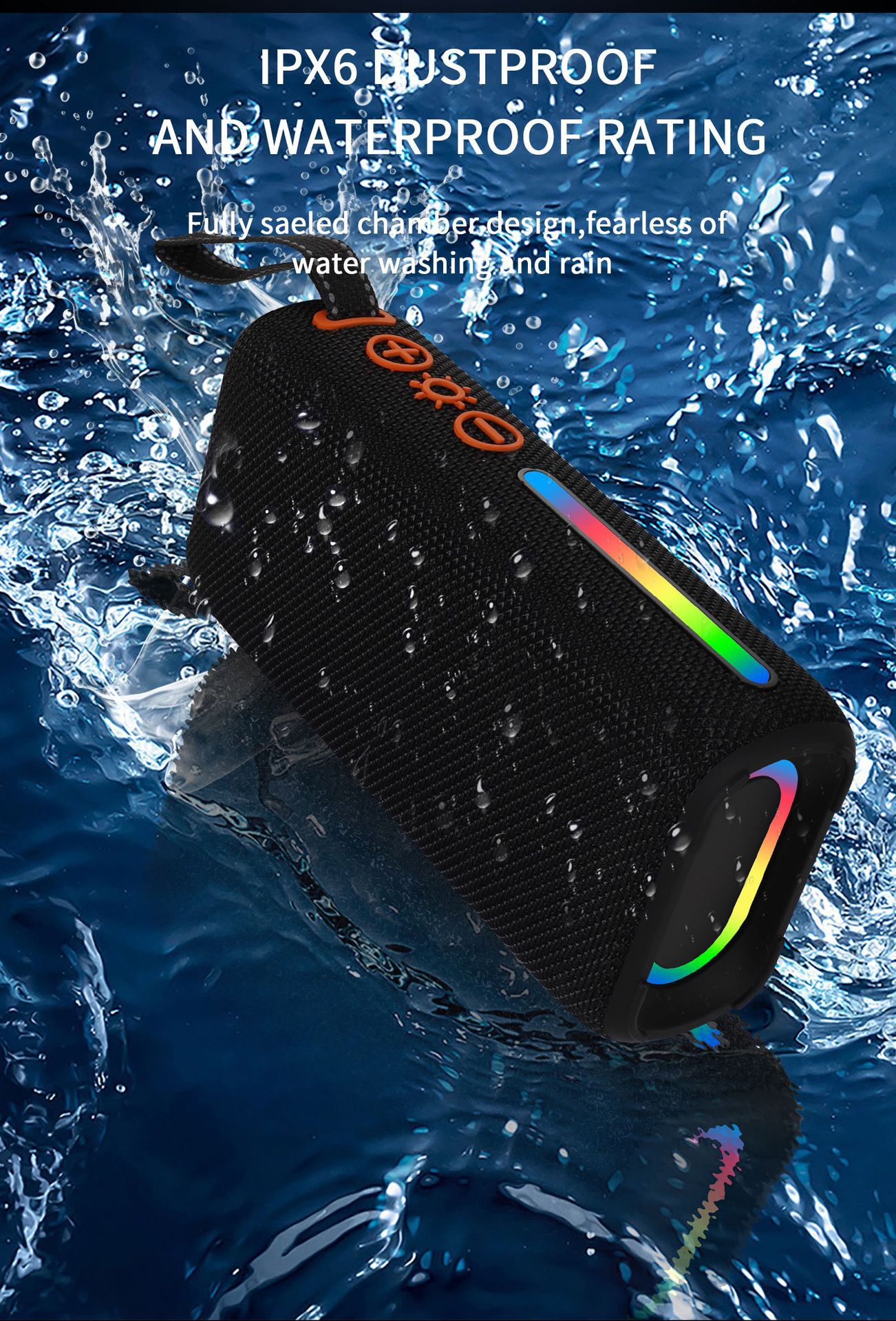 Enceinte Bluetooth sans fil P  - Audio Music Equalizer avis et prix