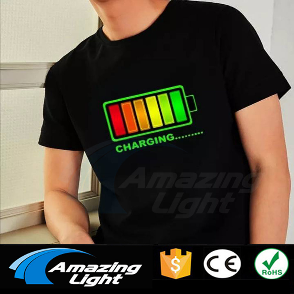 T-shirt LED lumineux égaliseur - Audio Music Equalizer avis et prix