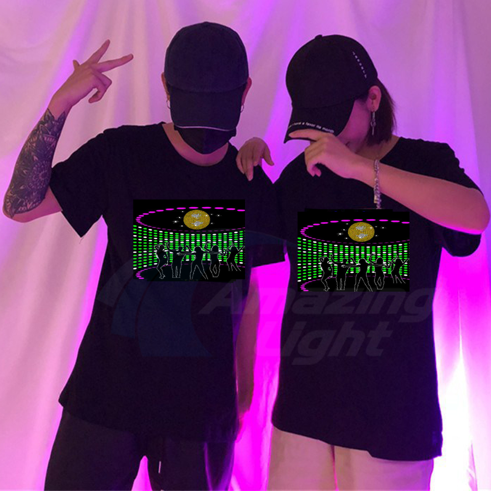 T-shirt LED lumineux égaliseur - Audio Music Equalizer avis et prix