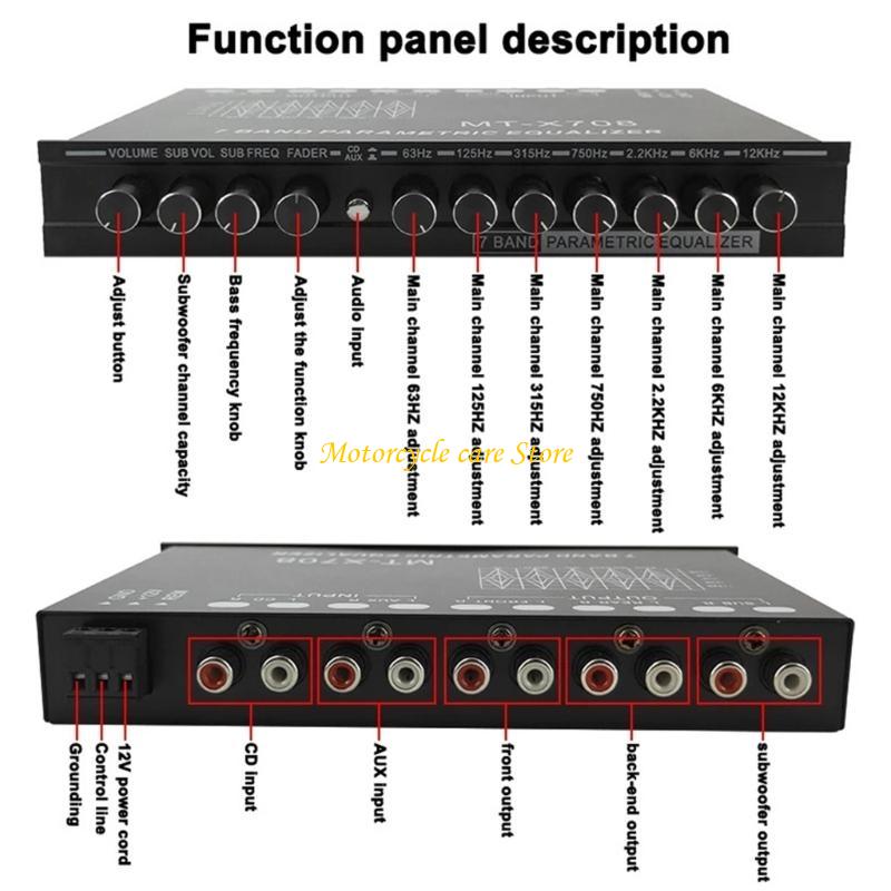 Égaliseur stéréo de voiture in - Audio Music Equalizer avis et prix