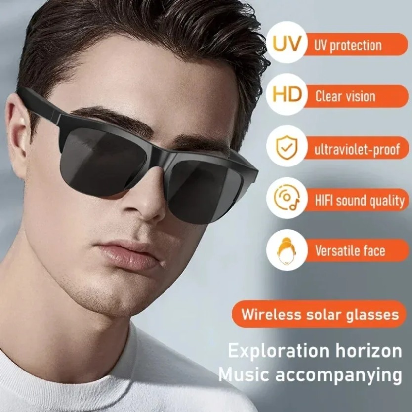 Lunettes de soleil intelligent - Audio Music Bluetooth avis et prix