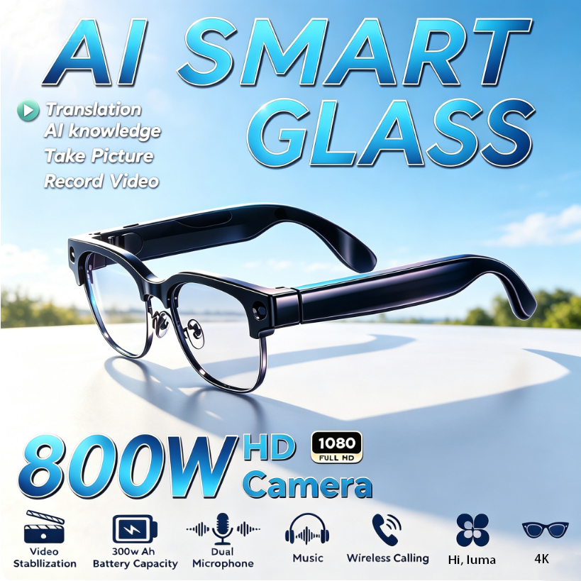Lunettes Intelligentes HD 800W - Audio Music For Video avis et prix