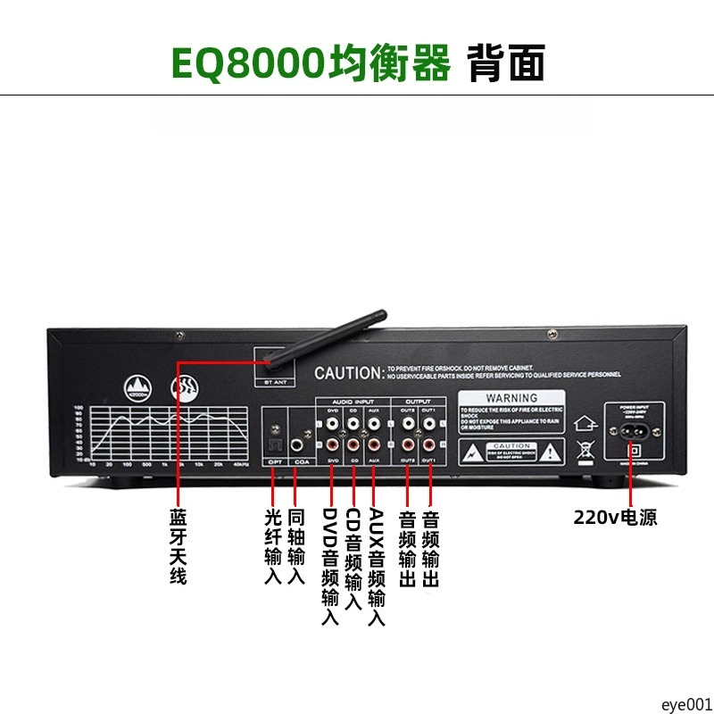 Préampli de décodeur audio num - Audio Music Equalizer avis et prix