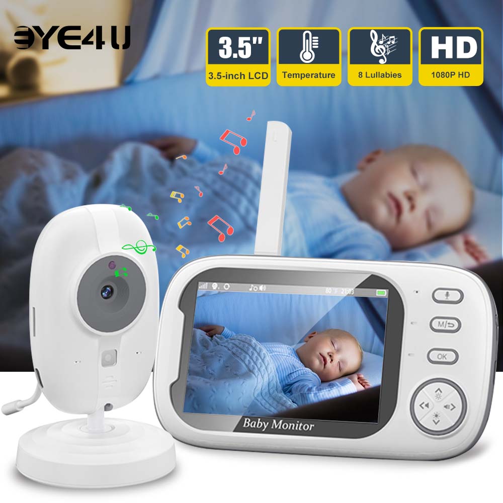 Babyphone Vidéo 3.5'', 2.4G, a - Audio Music Kids avis et prix