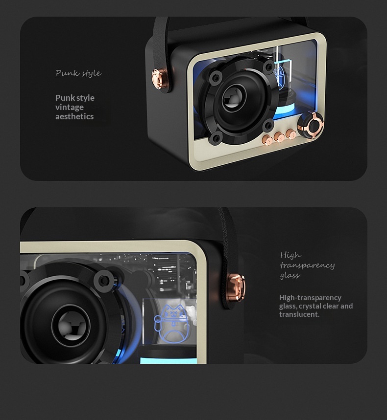 Haut-parleur sans fil transpar - Audio Music Equalizer avis et prix